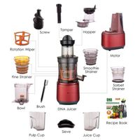 DNA Raw Press Slow Juicer Red 